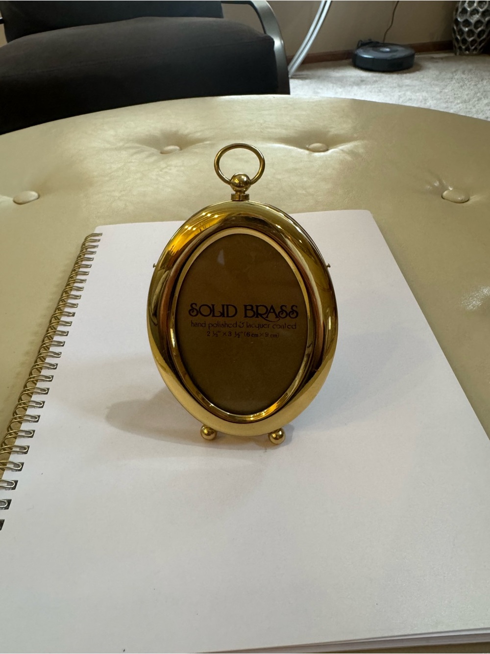 Solid Brass Picture Frame